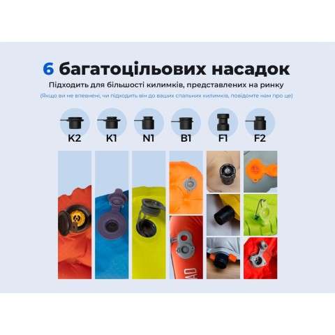 Портативний міні-насос Flextail Zero Pump, чорний