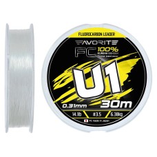 Флюорокарбон Favorite U1 FC 30m #3.5/0.31mm 14.1lb/6.38kg