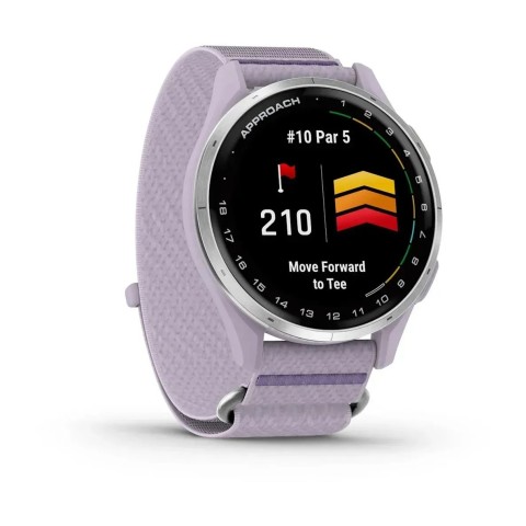 Смарт-годинник Garmin Approach J1 з бузковим ремінцем ComfortFit
