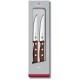 Набір кухонний Victorinox Wood Steak Set 2 ножа лезо 12см з дерев. ручкою у подар.упак.