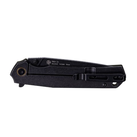 Ніж складаний туристичний Ruike P801-G, (8.6 см) 14C28N / G10 оливковий