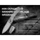 Ніж складаний Weknife Nightblade WE22046-2