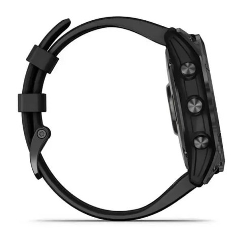 Смарт-часы Garmin fenix 7X Solar сланцево-серые с черным ремешком