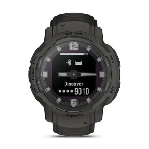 Смарт-годинник Garmin Instinct Crossover Solar графітовий