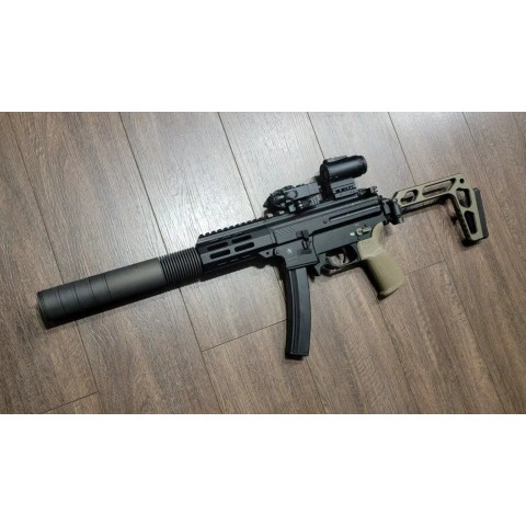 Задняя часть AFTactical N60 для глушителей S44/S441 серии, 1/2x28 UNEF, AR15, AKDAS SA-9 HP