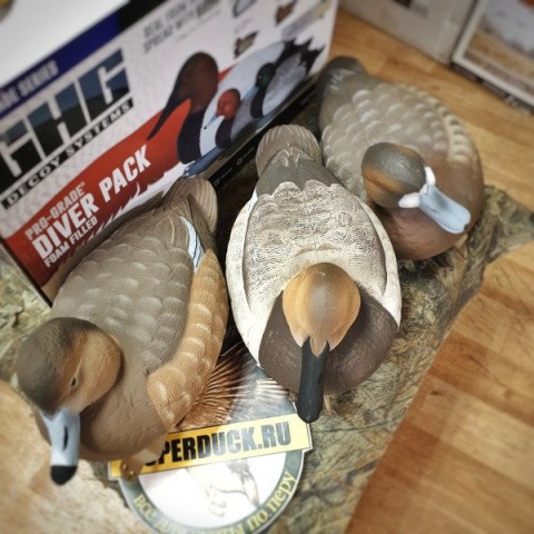 Опудала Diver Pack(нырковые)Greenhead серія Over-Size,заповнені піною серії Pro-Grade