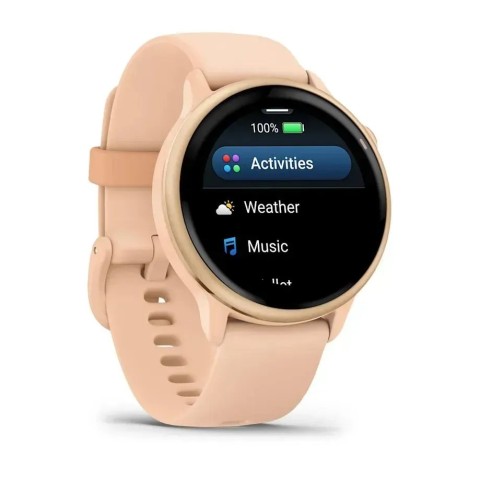 Смарт-годинник Garmin vivoactive 6 металік/рожевий світанок