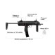 Пістолет-кулемет страйкбольний Umarex Heckler & Koch MP7 A1 AEG 6 мм