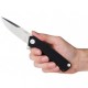 Ніж Acta Non Verba Z100 Mk.II (stonewash, liner lock, plain), чорний