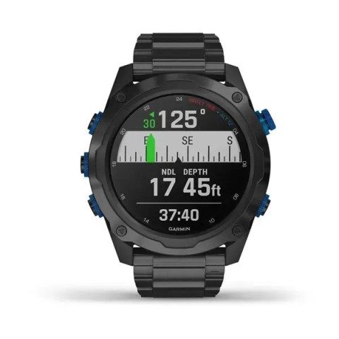 Смарт-годинник Garmin Descent Mk2i титановий сірий DLC з титановим ремінцем (в комплекті з Descent T1)