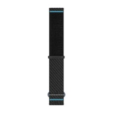 Швидкозмінні ремінці Garmin ComfortFit тканинні (20 мм) чорні/блакитні