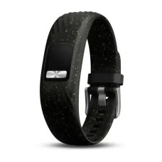 Ремешок для фитнес-трекера Garmin vivofit 4 черный в точку (S/M)