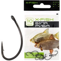 Крючок X-Fish Белая Рыба #10 (8 шт/уп)