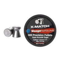 Пульки Stoeger X-Match Flat 0.53 г, кал.177(4.5 мм), 500 шт.