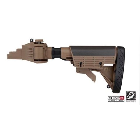 Приклад AK-47 / AK-74 / Strikeforce Folding Push Stock Sand ATI