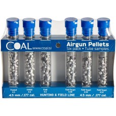 Пули пневм Coal Hunting & Field Line Pellets, 4,5 мм Тестовый набор