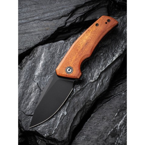 Ніж складаний кишеньковий Civivi Regulatron, (7.6 см) Nitro-V / Guibourtia Wood