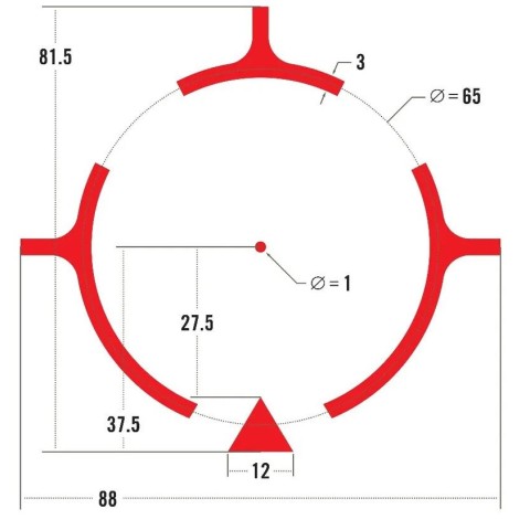 Приціл Vortex AMG UH-1® GEN II, 1 MOA, Holographic Sight
