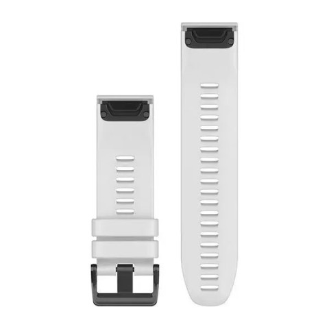 Ремінці для годинника Garmin QuickFit 26 силіконові білі (із 3 частин, для дайвінгу)