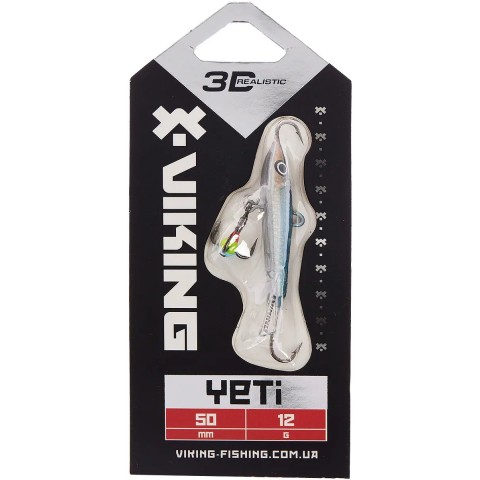Балансир Viking Fishing Yeti Ice Jig 50mm 12.0g #11 Anchovy