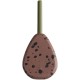 Грузило Brain In-Line Flat Lead 110g 2шт/уп brown