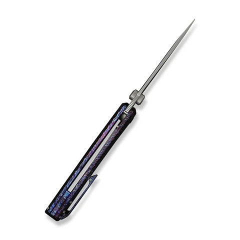 Ніж складаний туристичний Weknife Dracarys, (9.1 см) Böhler M390 / титан 6AL4V полум’яний
