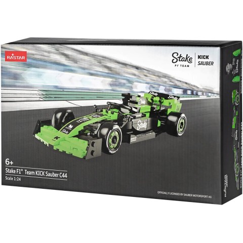 Машинка Rastar Stake F1 Team KICK Sauber C44 конструктор 1:24 ц:зеленый