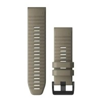 Ремешки для часов Garmin QuickFit 26 силиконовые темно-песочные