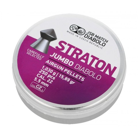 Кулі JSB Diabolo Straton Jumbo, 4,5 мм,  0,535 гр, 500 шт
