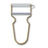 Овощечистка Victorinox REX Cashew, бледно-желтая, односторонняя гладкая РК
