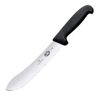Кухонний ніж Victorinox Fibrox Butcher лезо 20см з чорн. ручкою