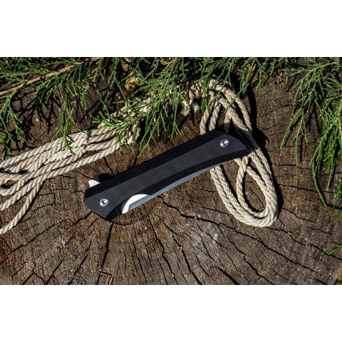Ніж складаний туристичний Ruike Hussar P121-B, (9.2 см) 14C28N / G10 чорний