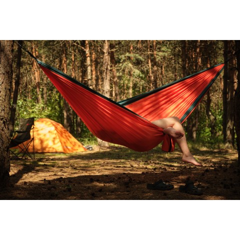 Гамак Naturehike подвійний NH21DC011, помаранчевий