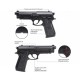 Пневматический пистолет Borner 92 (Beretta 92) пластик