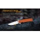 Ніж складаний туристичний Ruike P801-J, (8.6 см) 14C28N /  G10 помаранчевий