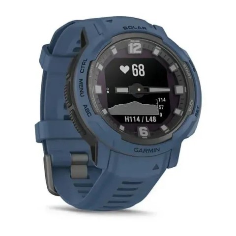 Смарт-часы Garmin Instinct Crossover Solar синие