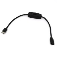 Кабель USB Type-C для Raspberry Pi 4 з вимикачем 1.5м (102509)