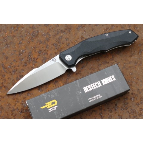 Нiж складний Bestech Knife WARWOLF Black BG04A