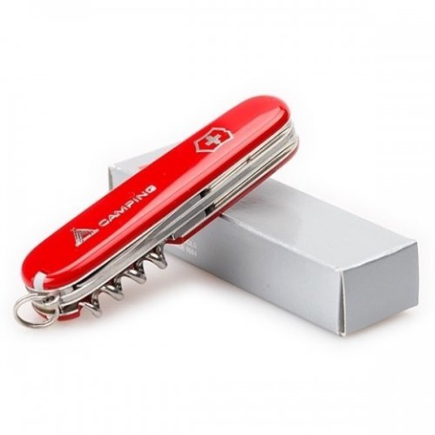 Ніж Victorinox Camper 91мм,13функ,черв.лого
