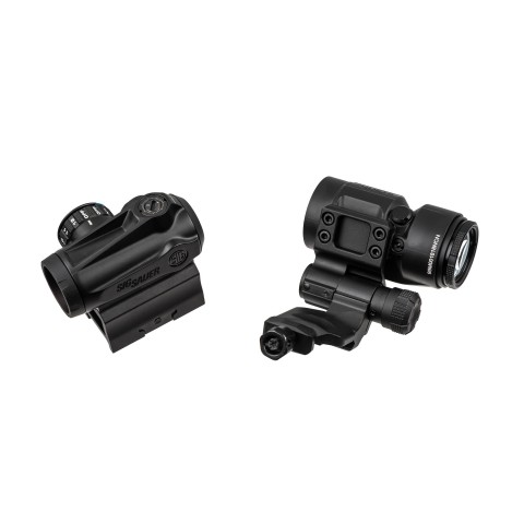 Комплект Sig Optics коллиматор ROMEO-MSR Gen II 2 MOA и магнифер JULIET3-MICRO 3X22MM