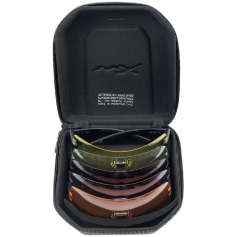 Очки баллистические Wiley X WX Detection. 5 линз (Clear/Yellow/Orange/Purple/Copper). Мatt black