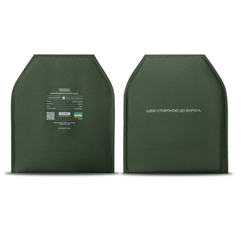 Балістичний пакет Ukrarmor 250 х 300 мм під бронеплиту. НВМПЕ 1 шт