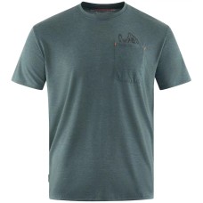 Футболка Grundens Species Pocket Tee S Deep Forest Heather