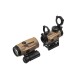 Комплект Sig Optics колiматор ROMEO-MSR 2 MOA та магнiфер JULIET3-MICRO 3X22MM FDE