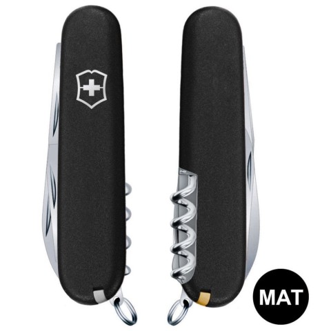 Ніж Victorinox Huntsman Mat 91мм,15функ,чорн.мат