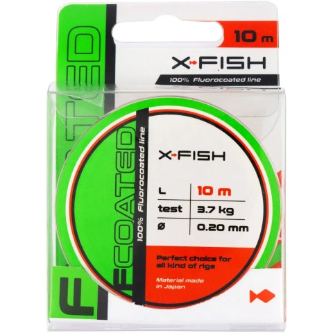 Флюорокарбон X-Fish FCoated 10m 0.20mm 3.7kg