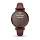 Смарт-часы Garmin Lily 2 Classic темно-бронзовые с шелковичным кожаным ремешком
