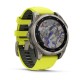 Смарт-годинник Garmin fenix 8 (47 мм) Sapphire Solar титан яскраво-жовтий/графітовий