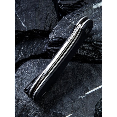 Ніж складаний кишеньковий Civivi Elementum, (7.5 см) D2 / G10 чорний