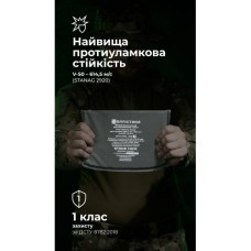Балістичний пакет для напашника "Ладник" (1 клас | 23×16 см | 210 г | НВМПЕ ✡ Ізраїль) ТМ Балістика